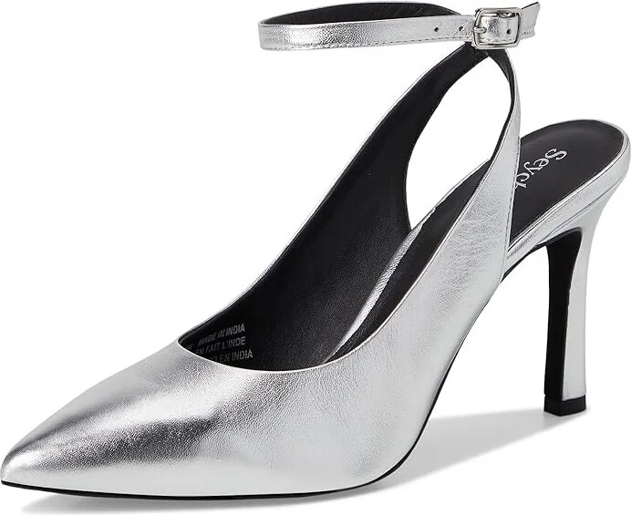 Seychelles Girl Boss High Heels Silver : 6.5 M, Leather - Image 5