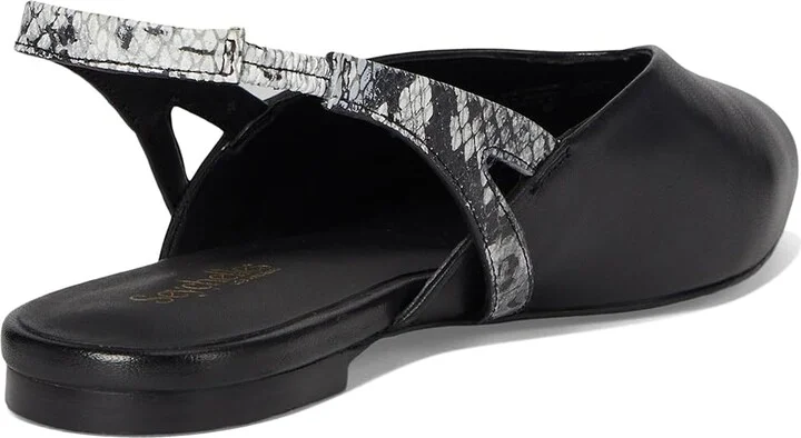 Seychelles Good Girl Women's Flat Shoes Black/White : 7.5 M, Leather - Image 4
