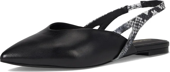 Seychelles Good Girl Women's Flat Shoes Black/White : 7.5 M, Leather - Image 5