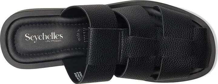 Seychelles High Standard V Women's Wedge Shoes Black Leather : 6.5 M, Synthetic - Image 2