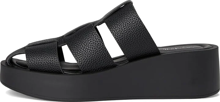 Seychelles High Standard V Women's Wedge Shoes Black Leather : 6.5 M, Synthetic - Image 6