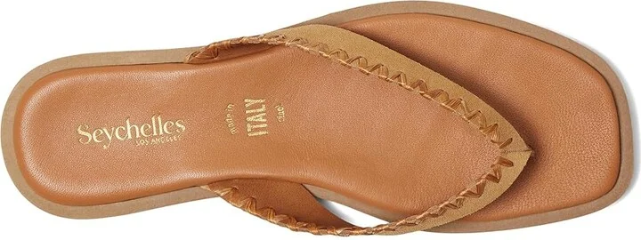 Seychelles Island Breeze Suede Women's Wedge Shoes Tan : 7.5 M, Leather - Image 2
