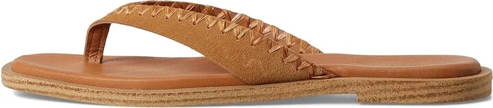 Seychelles Island Breeze Suede Women's Wedge Shoes Tan : 7.5 M, Leather - Image 6