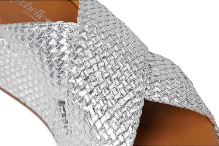 Seychelles Key West Metallic Leather Women's Sandals Silver Leather : 9.5 M, Leather/Rubber - Image 7