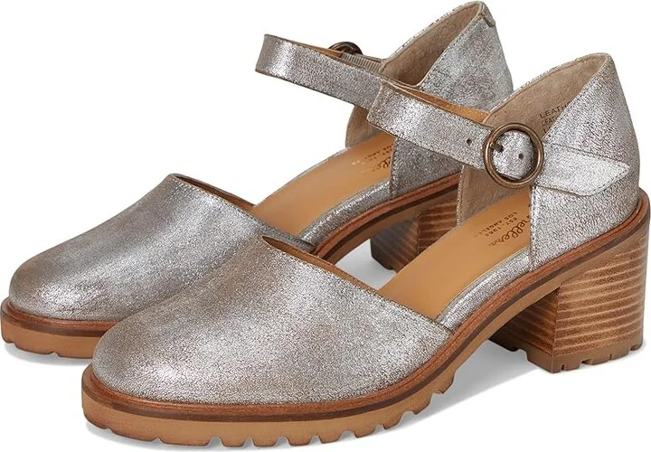 Seychelles Lock And Key Women's Shoes Pewter : 6.5 M, Leather