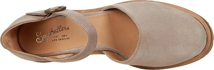 Seychelles Lock And Key Women's Shoes Taupe : 6 M, Leather - Image 2