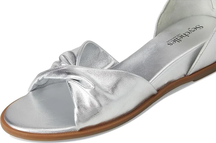 Seychelles Look Up Metallic Leather Sandal Women's Sandals Silver : 9 M - Image 7