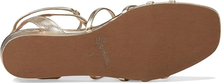 Seychelles Luxurious Metallic Women's Sandals Light Gold : 7.5 M, Leather - Image 3