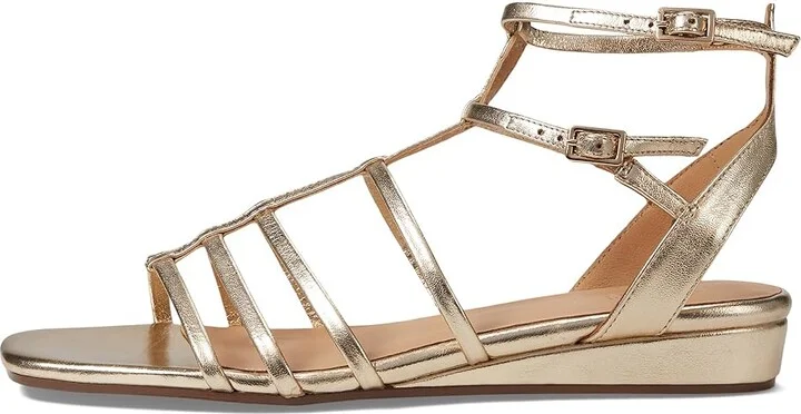 Seychelles Luxurious Metallic Women's Sandals Light Gold : 7.5 M, Leather - Image 5