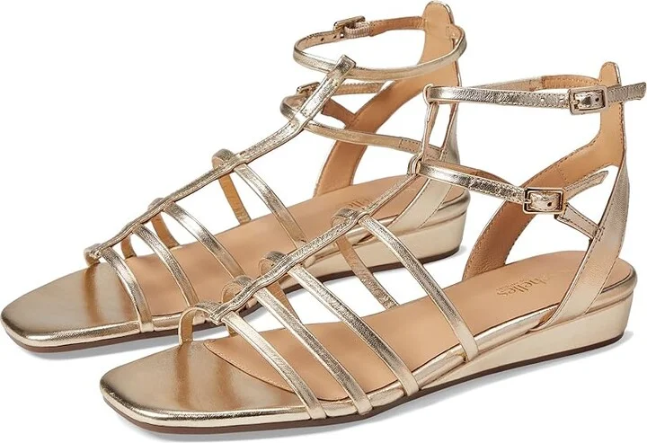 Seychelles Luxurious Metallic Women's Sandals Light Gold : 7.5 M, Leather