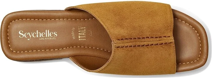 Seychelles Made For Me Suede Sandals Women's Wedge Shoes Tan : 6 M, Leather/Suede - Image 2