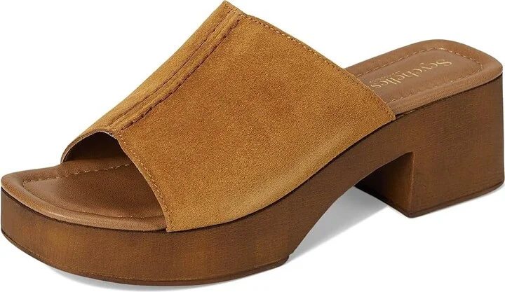 Seychelles Made For Me Suede Sandals Women's Wedge Shoes Tan : 6 M, Leather/Suede - Image 5