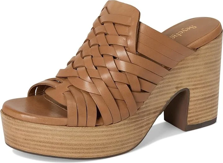 Seychelles Make You Mine Leather Women's Sandals Tan Leather : 10 M - Image 5