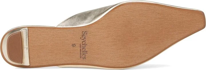 Seychelles Mocktail High Women's Heels Gold Leather : 8 M - Image 3