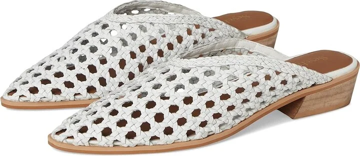 Seychelles Moonshine Women's Slippers White Leather : 9.5 M