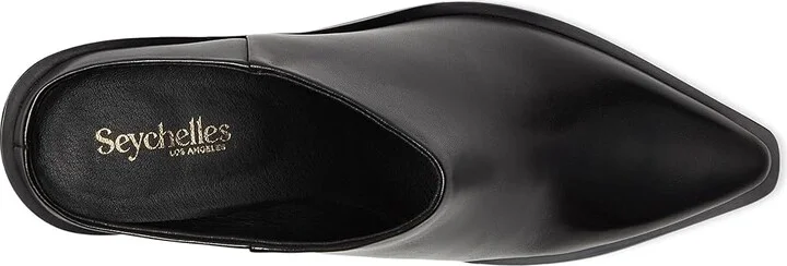 Seychelles Morning Joe Mule Women's Shoes Black Leather : 8 M - Image 2