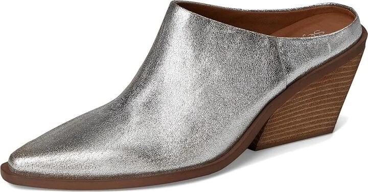 Seychelles Morning Joe Mule Women's Shoes Pewter Leather : 6 M - Image 5