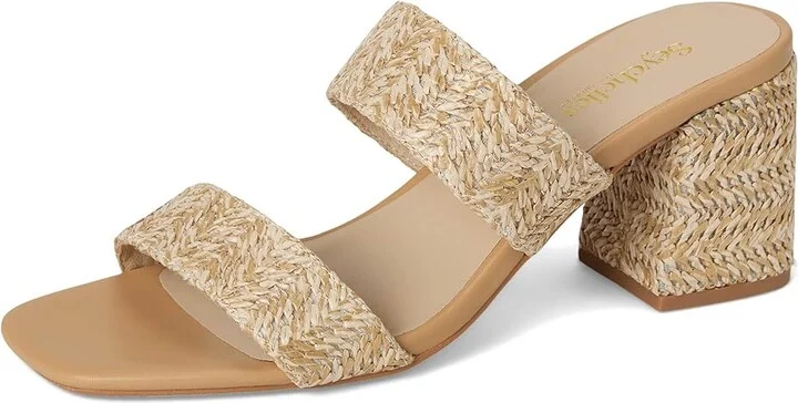 Seychelles Newport Raffia Slide Sandal Women's Wedge Shoes Natural : 9 M, Synthetic - Image 5