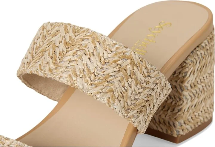 Seychelles Newport Raffia Slide Sandal Women's Wedge Shoes Natural : 9 M, Synthetic - Image 7