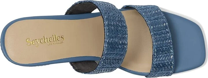 Seychelles Newport Raffia Slide Sandal Women's Wedge Shoes Natural : 9 M, Synthetic - Image 8