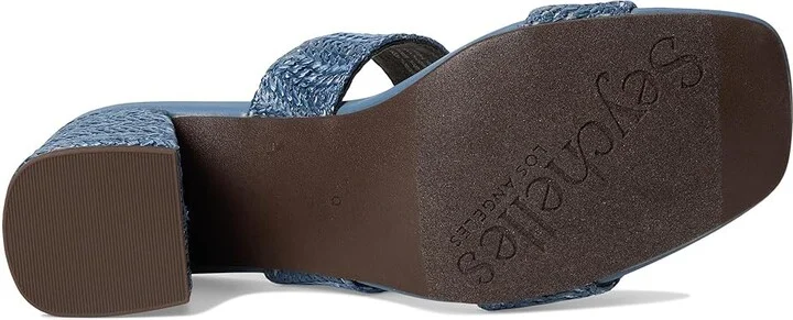 Seychelles Newport Raffia Slide Sandal Women's Wedge Shoes Natural : 9 M, Synthetic - Image 9