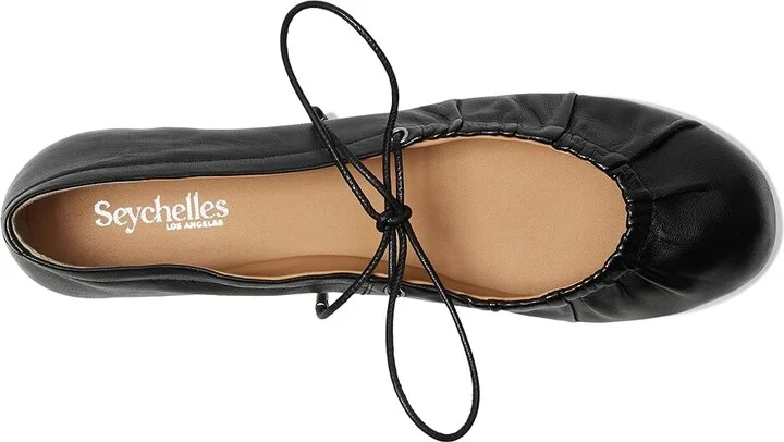 Seychelles Oh Darling Women's Flat Shoes Black : 10 M, Leather - Image 2