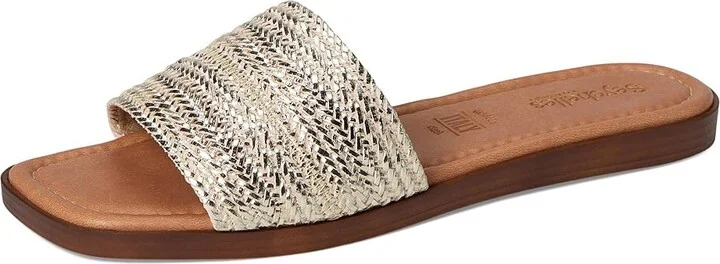 Seychelles Palms Perfection Metallic Sandal Women's Sandals Silver Polyurethane : 8.5 M, Synthetic - Image 11