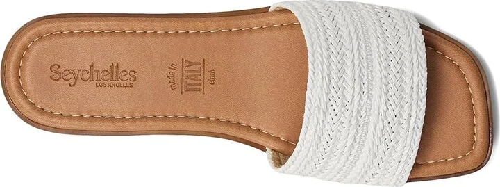 Seychelles Palms Perfection Women's Sandals White Polyurethane : 8 M, Leather - Image 2