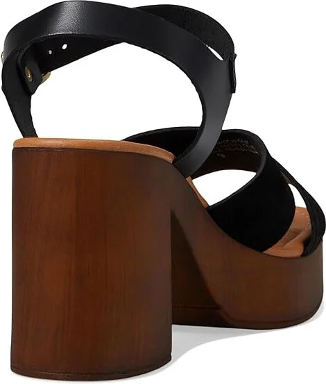 Seychelles Paloma Tan Suede Bronze Sandal Women's Sandals Black : 10 M - Image 4