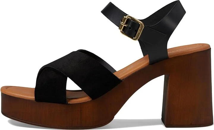 Seychelles Paloma Tan Suede Bronze Sandal Women's Sandals Black : 10 M - Image 5