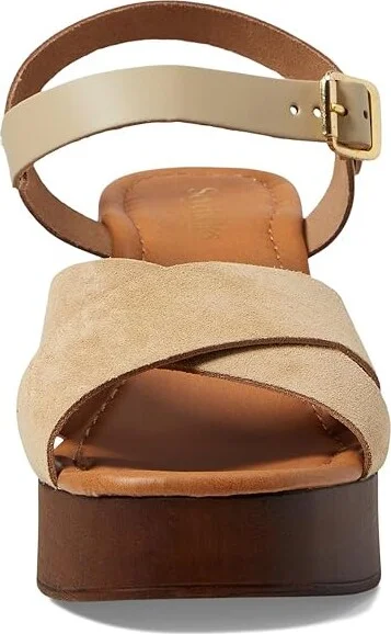Seychelles Paloma Tan Suede Bronze Sandal Women's Sandals Black : 10 M - Image 6