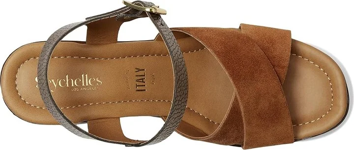 Seychelles Paloma Tan Suede Bronze Sandal Women's Sandals Tan/Bronze Suede : 10 M - Image 2