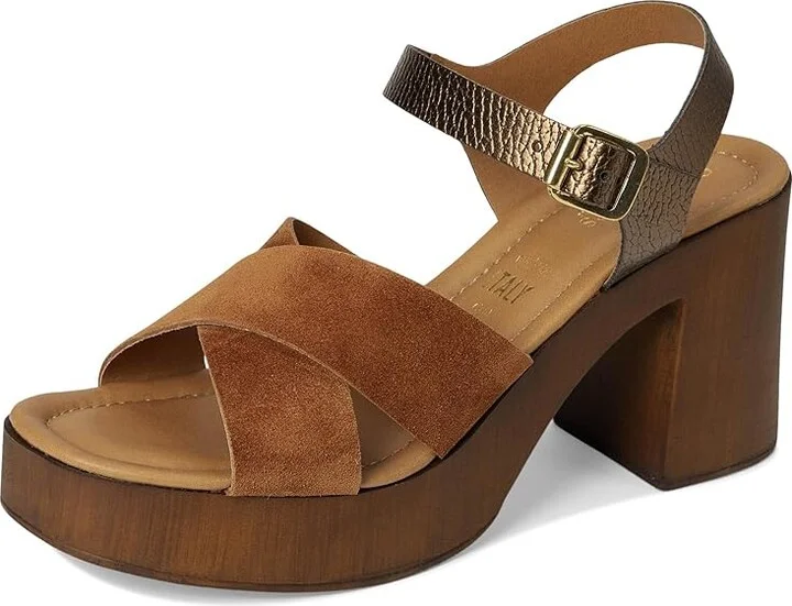 Seychelles Paloma Tan Suede Bronze Sandal Women's Sandals Tan/Bronze Suede : 10 M - Image 5