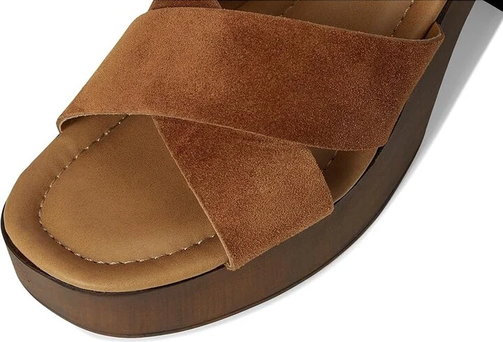 Seychelles Paloma Tan Suede Bronze Sandal Women's Sandals Tan/Bronze Suede : 10 M - Image 7
