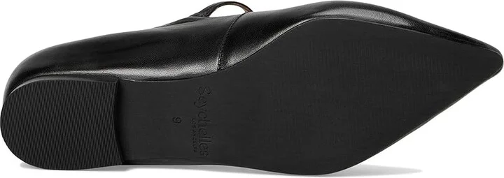 Seychelles Pardon Me Women's Flat Shoes Black : 9.5 M, Leather - Image 3