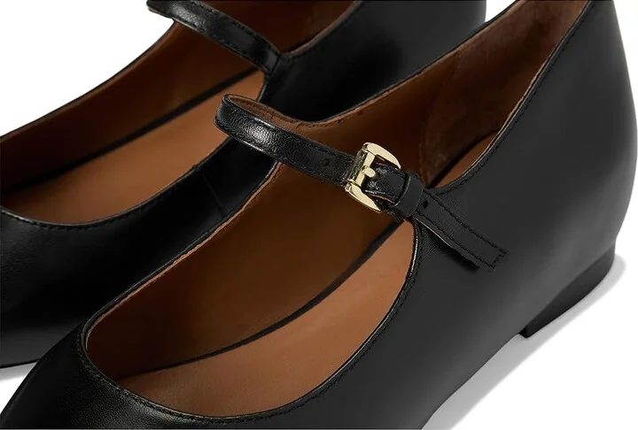 Seychelles Pardon Me Women's Flat Shoes Black : 9.5 M, Leather - Image 7