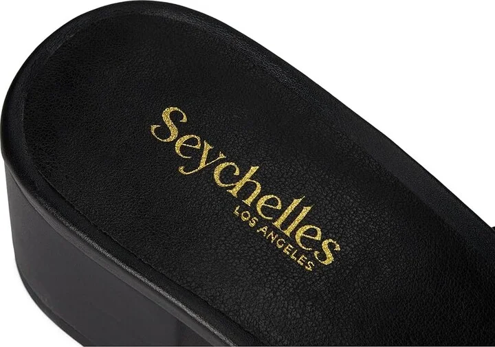 Seychelles Pepper Leather Sandal Slide Women's Sandals Black : 7 M, Leather/Rubber - Image 7