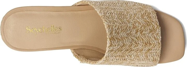 Seychelles Pepper Raffia Sandal Slide Women's Sandals Natural : 8.5 M, Leather/Rubber - Image 2