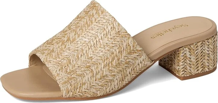 Seychelles Pepper Raffia Sandal Slide Women's Sandals Natural : 8.5 M, Leather/Rubber - Image 5