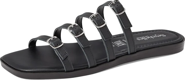 Seychelles Persuasion Leather Women's Sandals Black : 7.5 M - Image 5