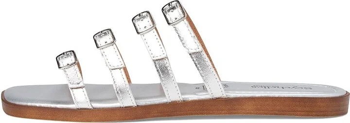 Seychelles Persuasion Metallic Leather Women's Sandals Silver : 6.5 M - Image 6