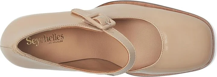 Seychelles Play Pretend High Women's Heels Beige : 9 M, Leather - Image 2