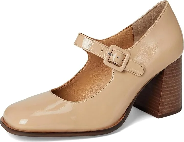 Seychelles Play Pretend High Women's Heels Beige : 9 M, Leather - Image 5