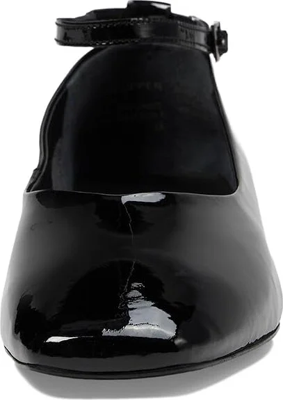 Seychelles Pumpkin Patent Women's Flat Shoes Black : 8.5 M, Leather - Image 2