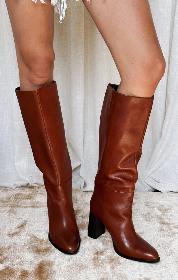 Seychelles Push To Start Boot ~ Rust Leather - Image 3
