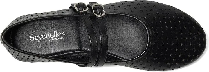 Seychelles Royal Leather Women's Flat Shoes Black Leather : 10 M, Leather/Rubber - Image 2