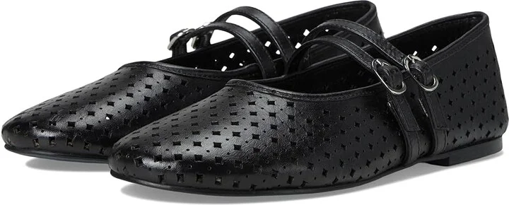 Seychelles Royal Leather Women's Flat Shoes Black Leather : 10 M, Leather/Rubber