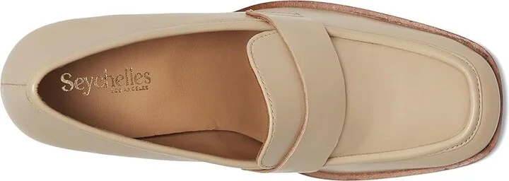 Seychelles Run the World High Women's Heels Ivory : 6 M, Leather - Image 2