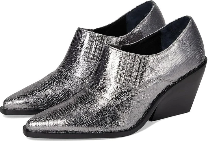 Seychelles Seattle High Women's Heels Pewter : 7.5 M, Leather