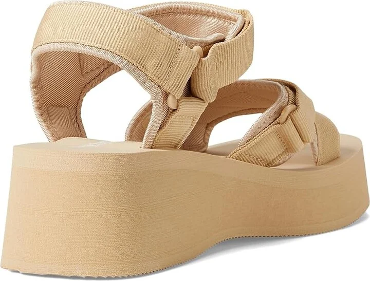 Seychelles Serenade Nylon Women's Sandals Beige : 6 M, Rubber/Synthetic - Image 4